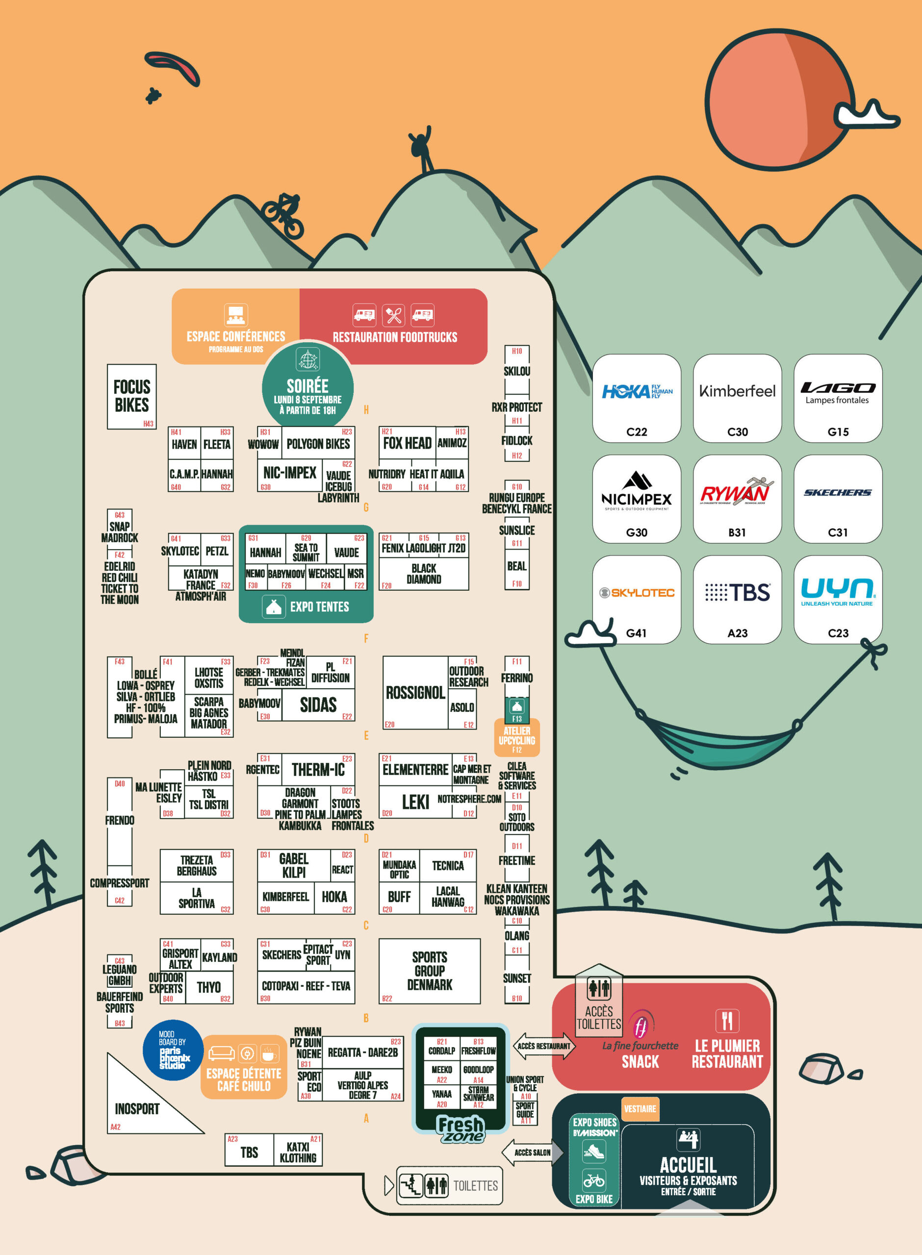 plan du salon 2025